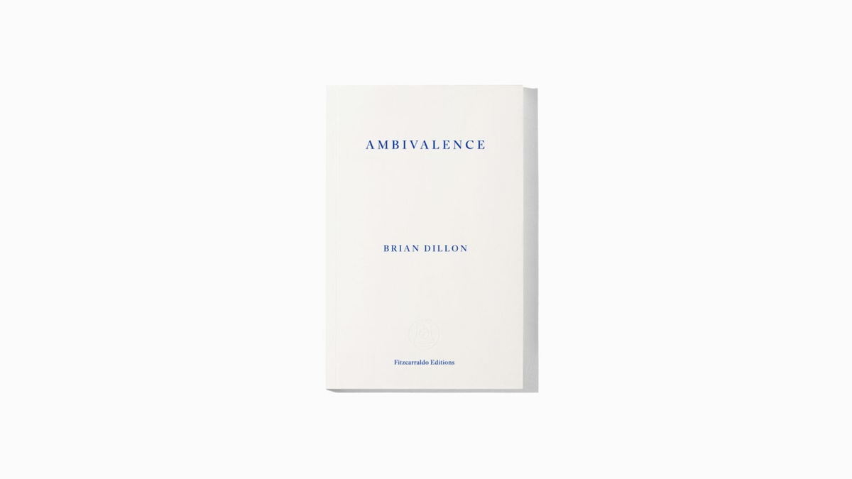 Brian Dillon. Ambivalence