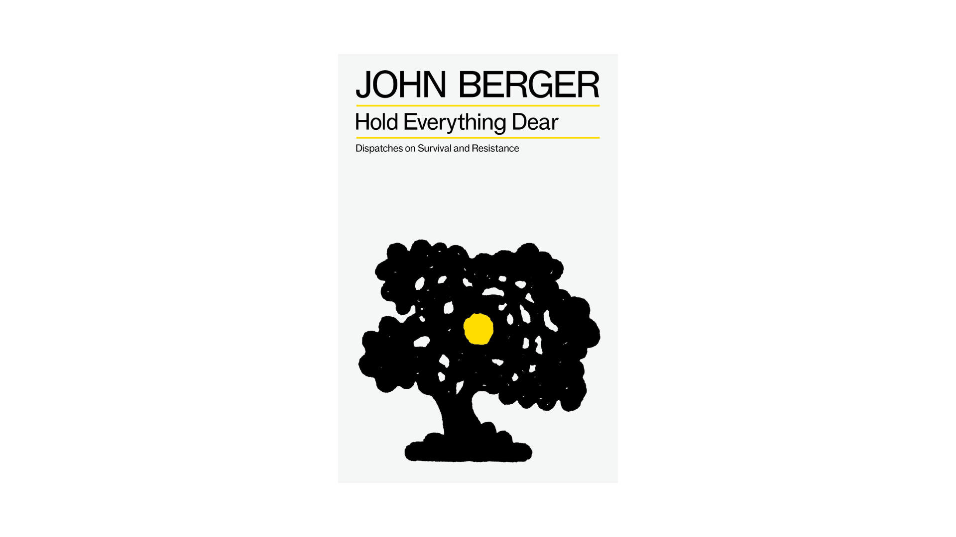 John Berger. Hold Everything Dear