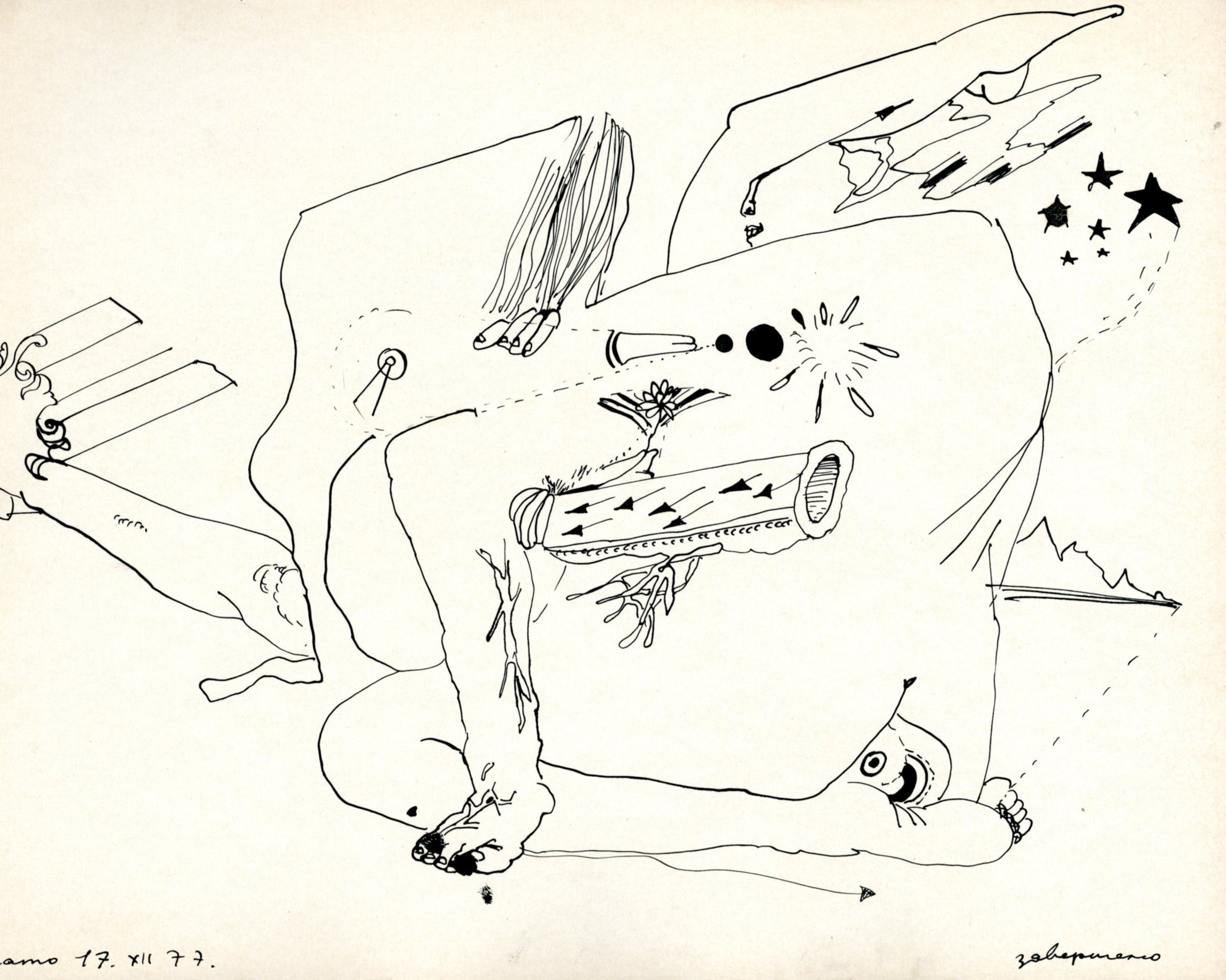 Vladimirs Glušenkovs. Untitled (from the series 'New Style' drawings)