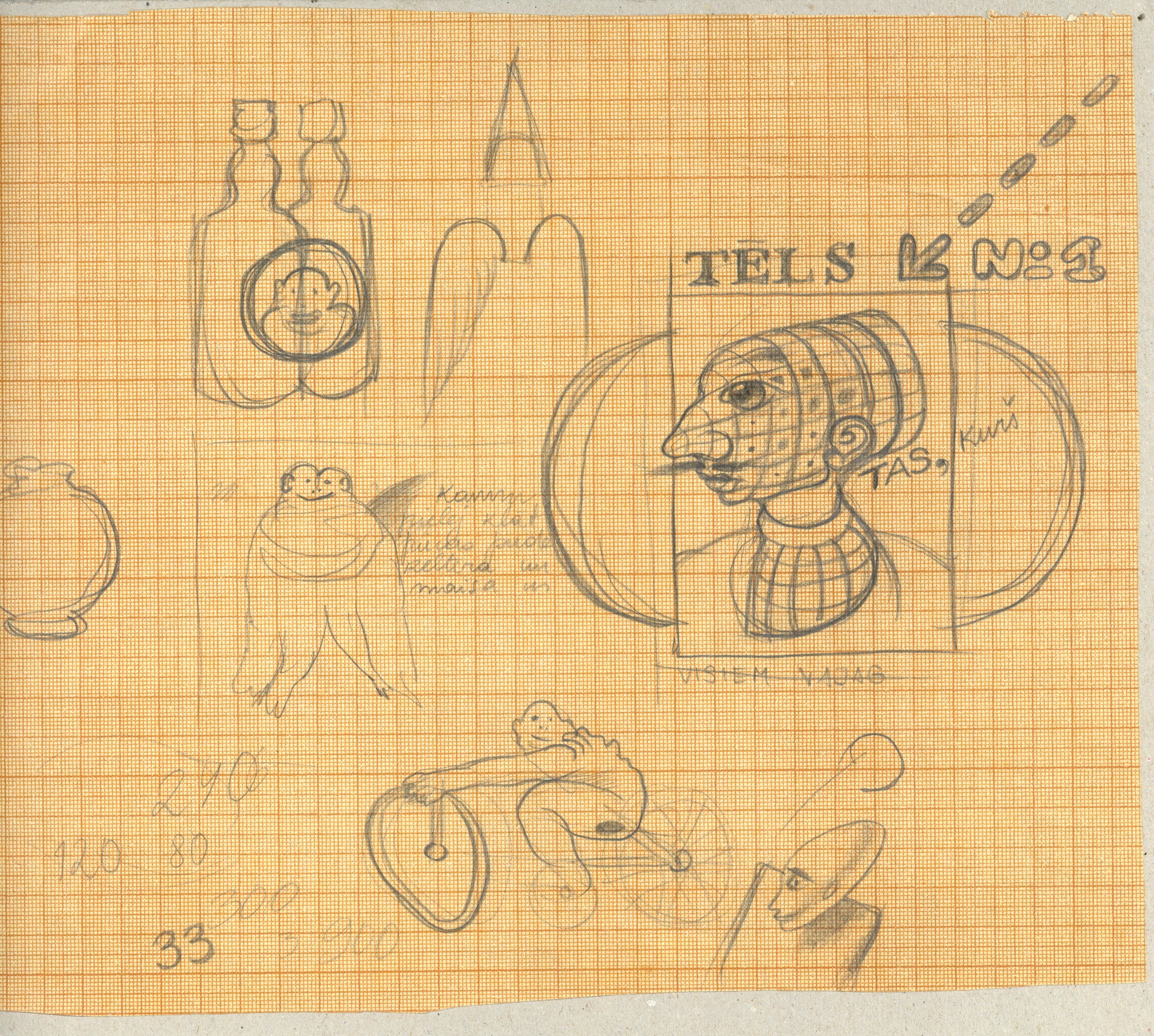 Māris Ārgalis. Sketch. A Figure No. 1